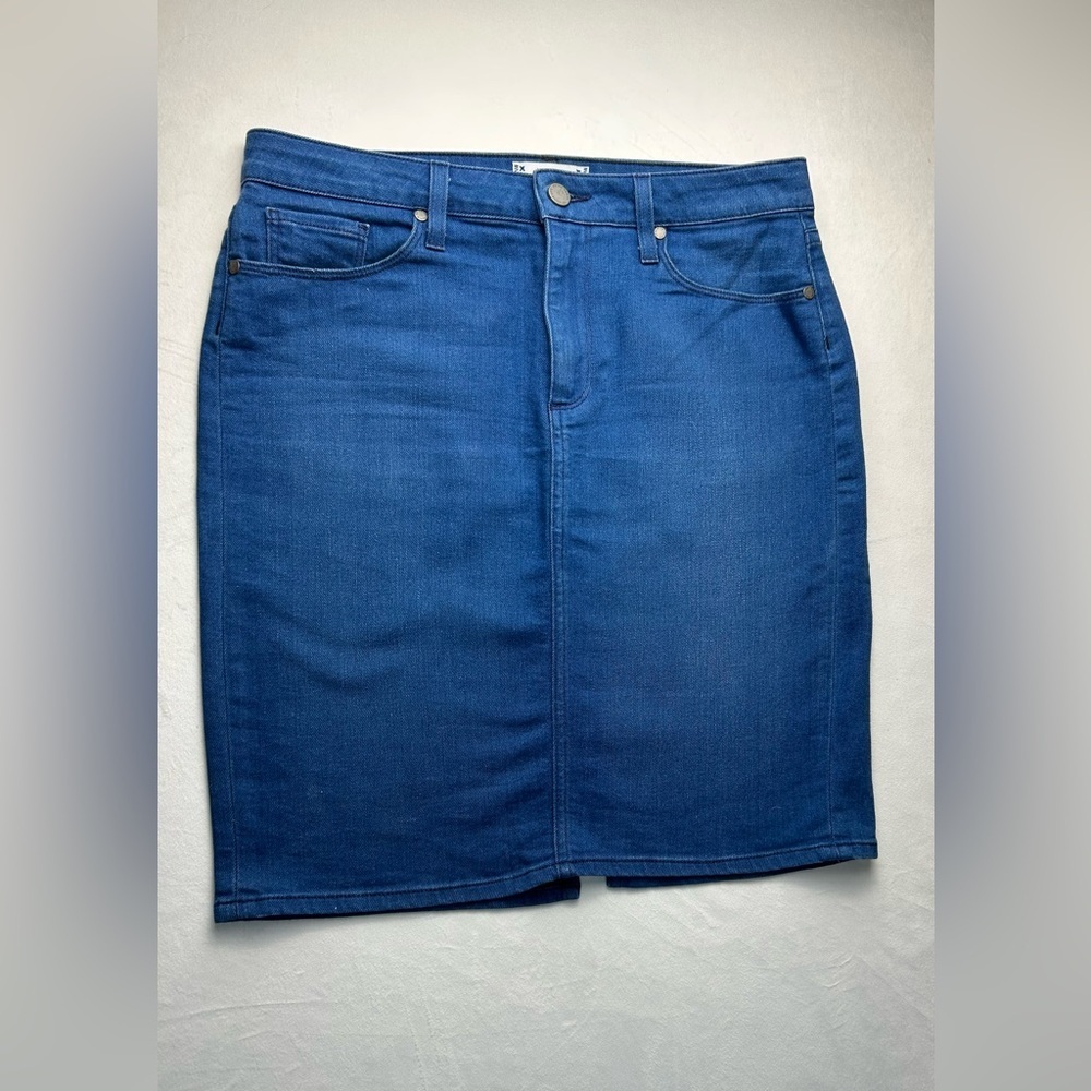 PAIGE Blue Denim Skirt